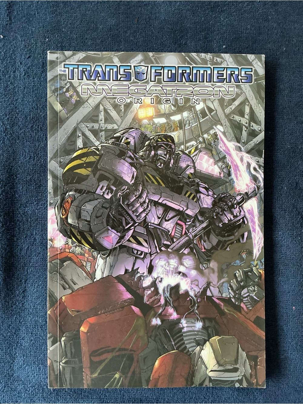 Transformers Megatron Origin Graphic Novel - Purple & Silver Cover